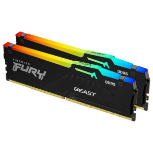 KINGSTON DIMM DDR5 32GB (2x16GB kit) 5600MT/s KF556C36BBEAK2-32 Fury Beast RGB EXPO