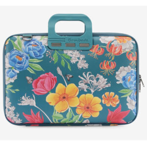 Torba BOMBATA Peonia  15,6"/16" - Limited Edition  Teal blue