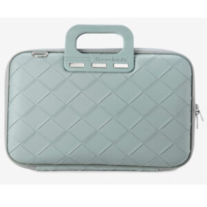 Torba BOMBATA Intrecciato 15,6/16 Light Blue / Dust