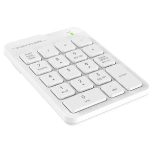 A4 TECH FGK21C FSTYLER 2.4G Wireless Numeric Keypad USB Type-C bela tastatura